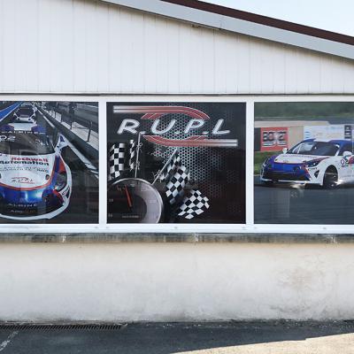 réalisation et pose de décors de vitrine RUPL Sainville