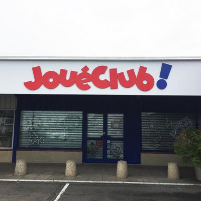 réalisation et pose d'une enseigne JouéClub Châteauneuf